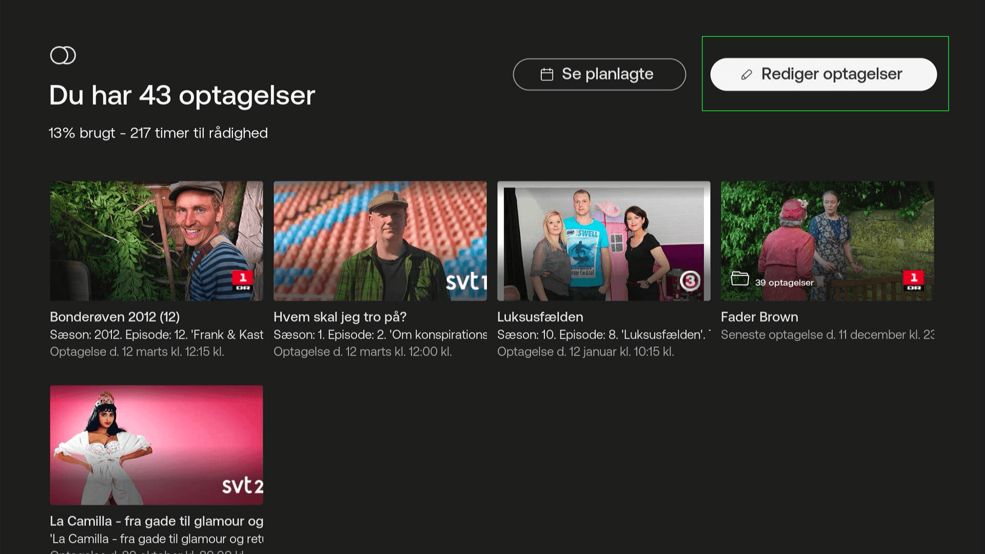 Humax YS5000 Laas Optagelse 04